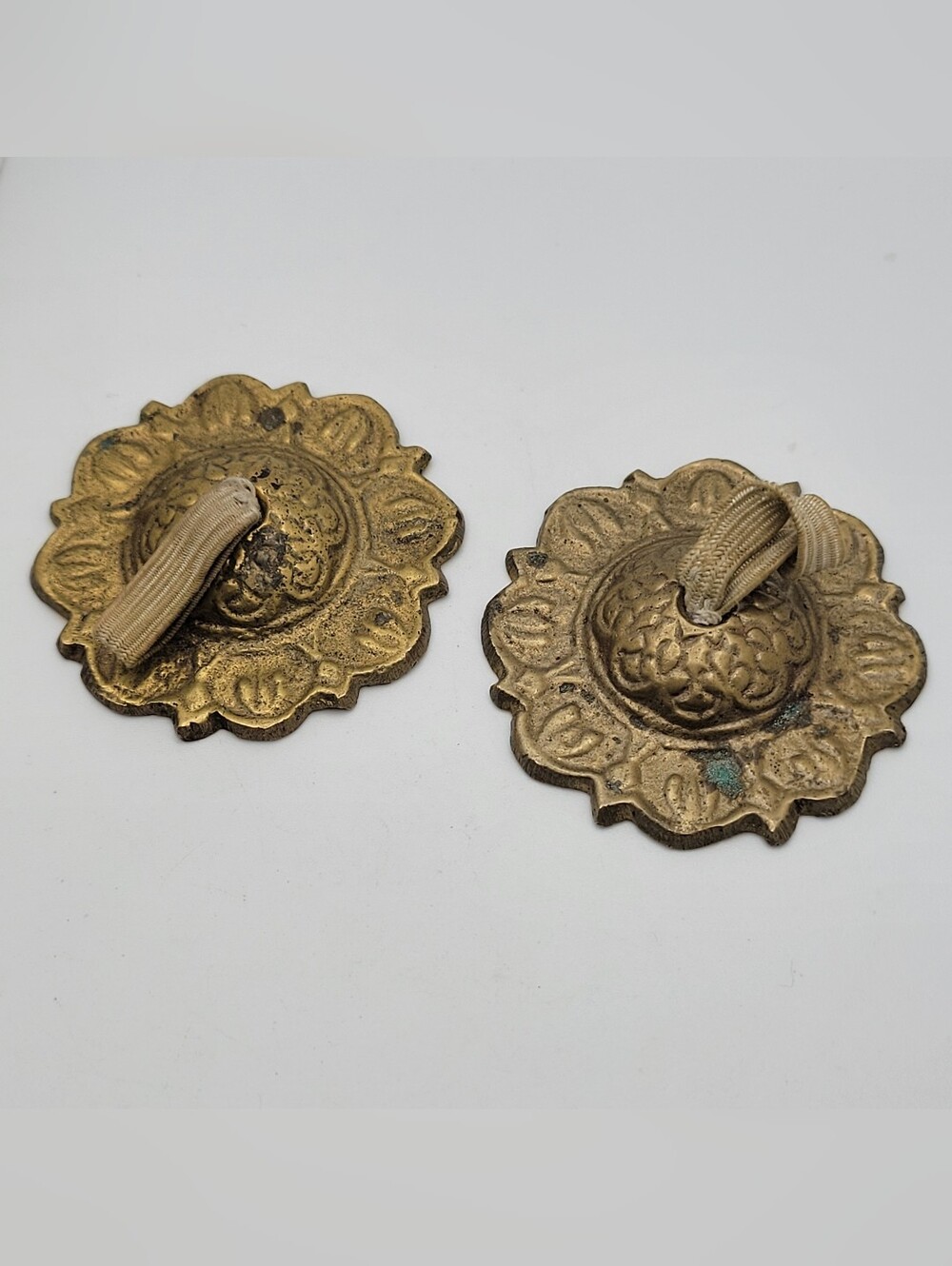 Vintage Brass Finger Cymbals from India